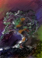 Albero nella tempesta